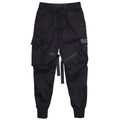 Men's Casual Streetwear Lightweight Elastic Waist Cargo Pants Custom OEM Printed Workwear Safety Clothing Functional CVC