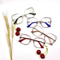 Special Design Plating Metal Two-tone Sports Style Unisex Optical Eyeglasses Stainless Frames