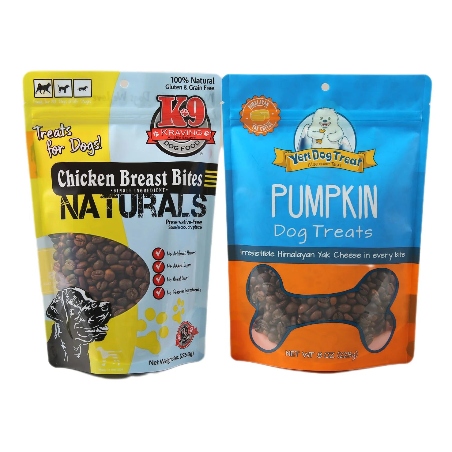 Eco-friendly Digital Printing Custom Stand-up Pouch Pet Pouch with Resealable Zipper Pet Food Packaging