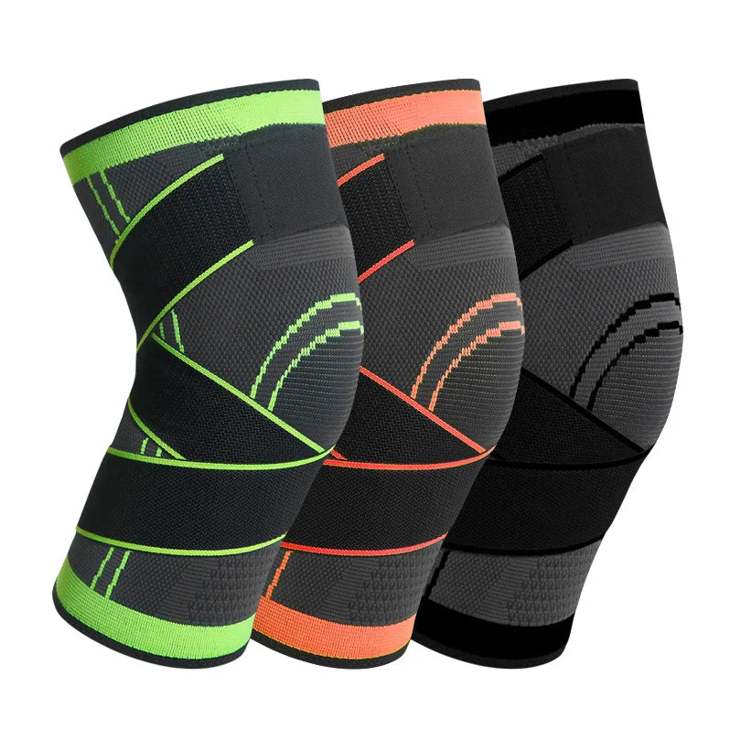 Hot Sale Adjustable High Elastic Compression Breathable Knee Pad Hinged Knee Brace for Knee Support MegaBDM