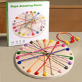 2025 Brainy Knots Wooden Puzzle Game - Rope Breaking Board Game for Family Gatherings & Kids Indoor Entertainment