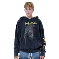 OEM Service Customized Winter Mens Heavy Thick Cotton Loose Fit Hoodie Printed Distressed Letter Pattern Pullover Sweatshirt