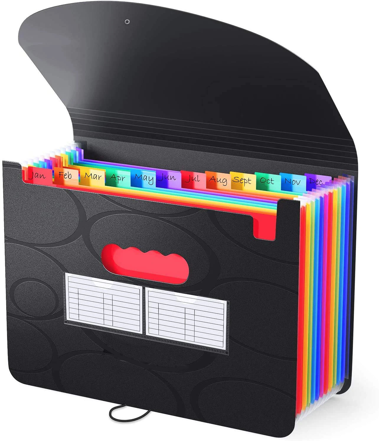 Office Supplies A4 A5 B6 7 37 49 13 25 24pockets rainbow Desk Organizer Holder Expanding Accordion File Folder with Lip Flap