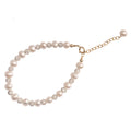 Sterling Silver Gold Plated Set Handmade Crystal Adjustable Pearl Bracelets Wholesale Jewelry Gift Party Vintage Bracelets Women