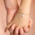 Key Lock Couple Bracelet Magnetic Attraction Creative Bracelet Friendship Men and Women Jewelry Gift Charm Bracelet 2Pcs