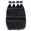 Black Straight Human Hair Extension Raw Brazilian Human Hair Bundles Wholesale Virgin Hair Vendors 11A Double Drawn Weft