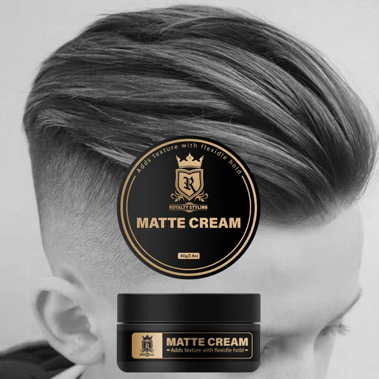 Frizz - Free Long-Lasting Hold Matte Finish Curl Hair Styling Cream Men Definition Natural Matte Cream for Wavy and Curly Hair