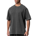 Men's 100% Cotton Oversized Casual T-Shirt High Quality Blank Design with Custom Logo Drop Shoulder Solid Pattern