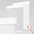 No Drill Drilling Zigbee Alexa OEM Electric Automatic Remote Control Plain Polyester Blackout Motorized Roller Shades Blinds