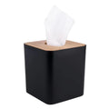 Bamboo and Plastic Tissue Car Box Holder Paper Towel Box Tissue Box for Car Waterproof