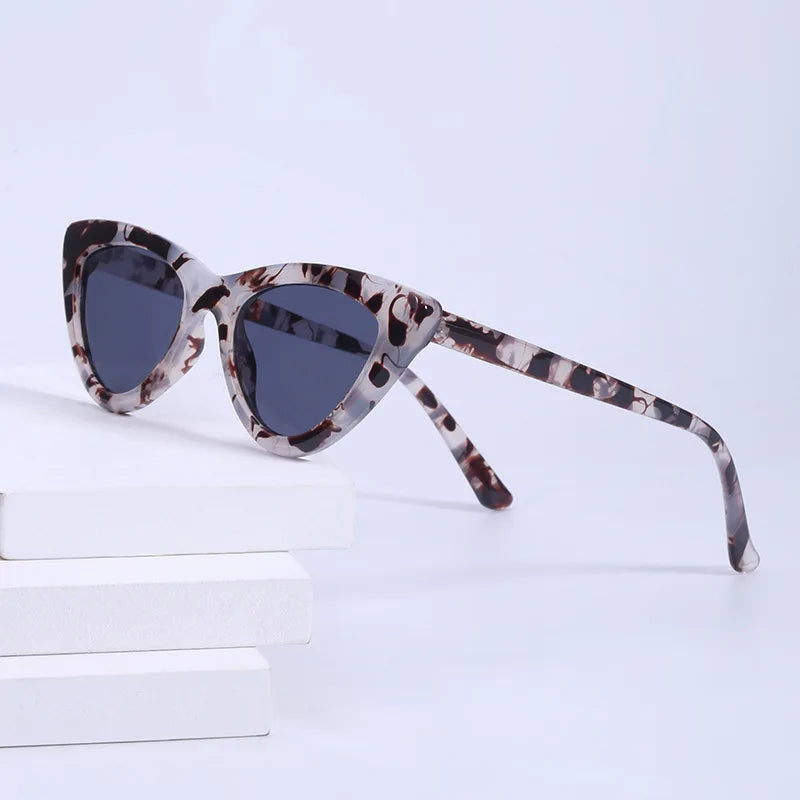 New Small Frame Cat Eye Sunglasses Ladies Fashion Sunglasses Women's Glasses Cross-border