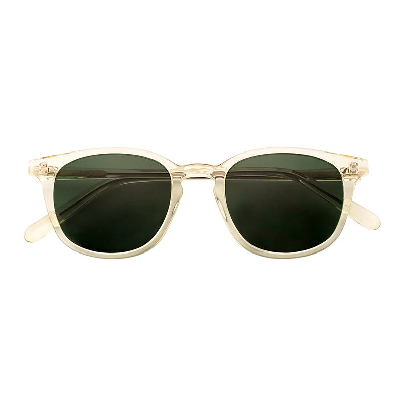 New Arrivals Fashion Oversized Luxury Acetate Unisex Polarized Sunglasses UV400 Full Rim Clear Frame Custom Logo Pinhui