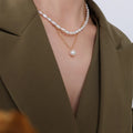 Low MOQ Wholesale 2022 New Trendy Hot Selling Layered Freshwater Pearl Choker Necklace