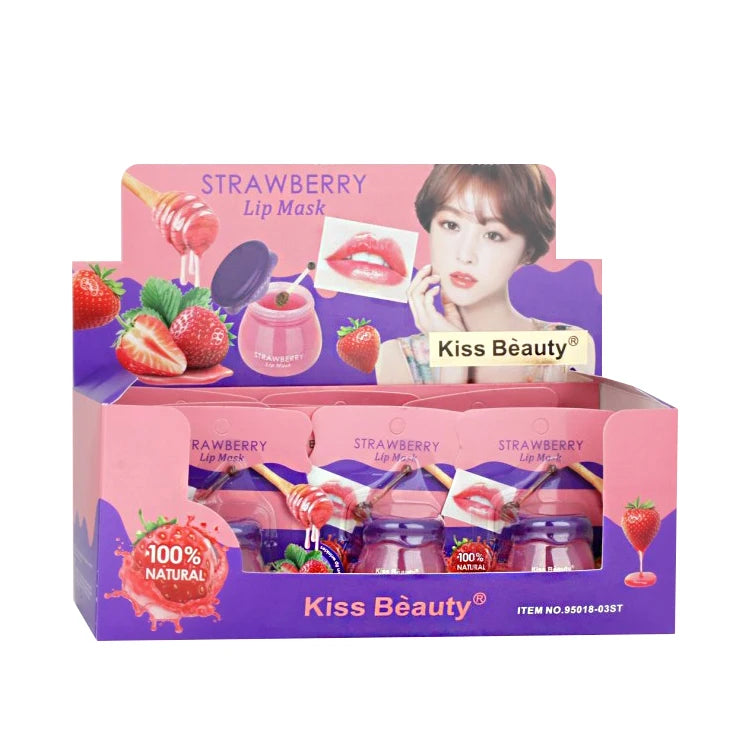 Kiss Beauty Fruit Extract Keep Lip Moisturizing Hydrating Sleeping Lip Care Cream