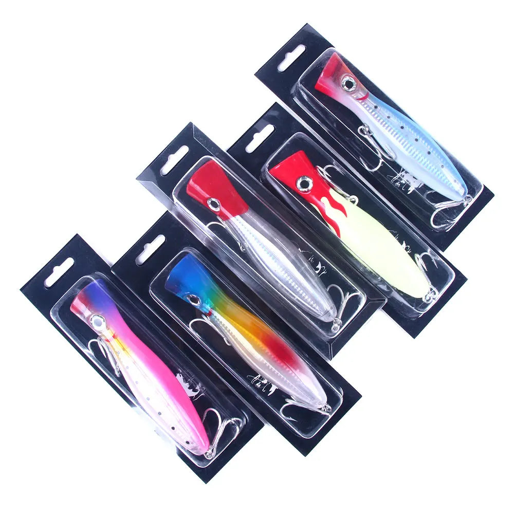 160MM 83.2G Fishing Lure Wobblers Big Mouth Popper Lure Top Water Carp Floating Gear Lures Big Game Trolling Bait MegaBDM