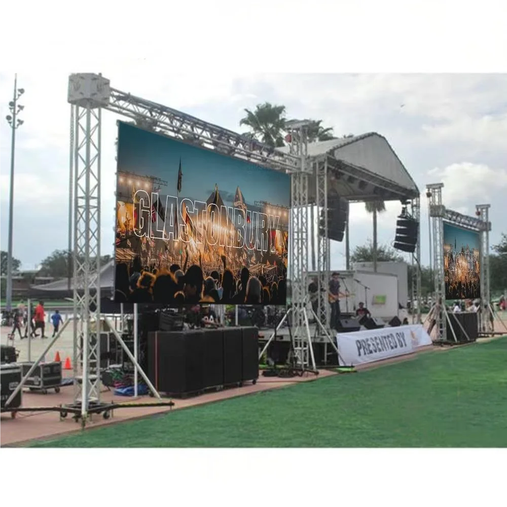 Outdoor P3.91 Rental LED Display Screen Full Color 500x500mm for Church Stage Backdrop