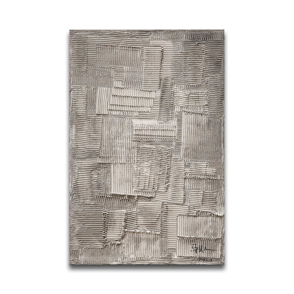 Original Modern Style Hand-painted Abstract Thick Texture Acrylic Painting Wall Decor on Canvas