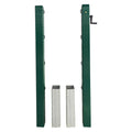 LDK Sports Equipment Outdoor Tennis Court Net and Fixed Round Pipe Tennis Post Paddle Net Pole Post