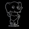 Hot Selling Personalized Cute Cartoon Animal Bear butterfly Elephant Clown Fish Hot Stamping Iron on Sticker Cartoon Printing