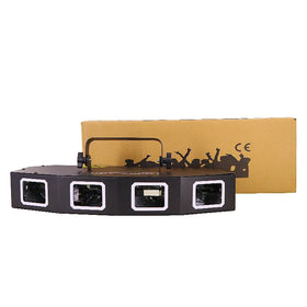 Newest Manufacturer Stage Light 4 Head Full Color Disco Ktv Club Party Laser Light Projector