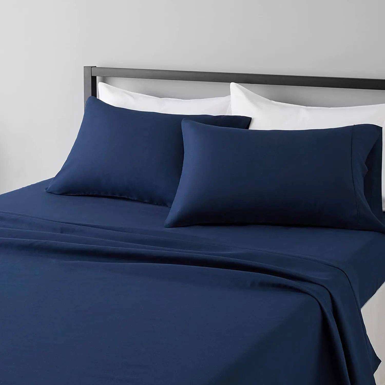 Lightweight Super Soft Easy Care Microfiber 4 Piece Bed Sheet Set with 14-Inch Deep Pockets