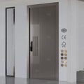 China Top Manufacturer Custom Home Anti Theft Waterproof Entry Pivot Door with Intelligent Lock Wood Veneer Exterior Door