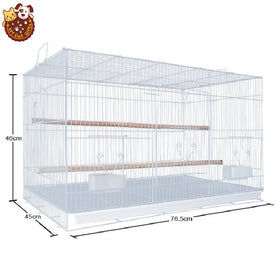 75x45x45cm Large Size Bird Cage Peony Parrot Bird Rabbit Cage love Birds Cage Large