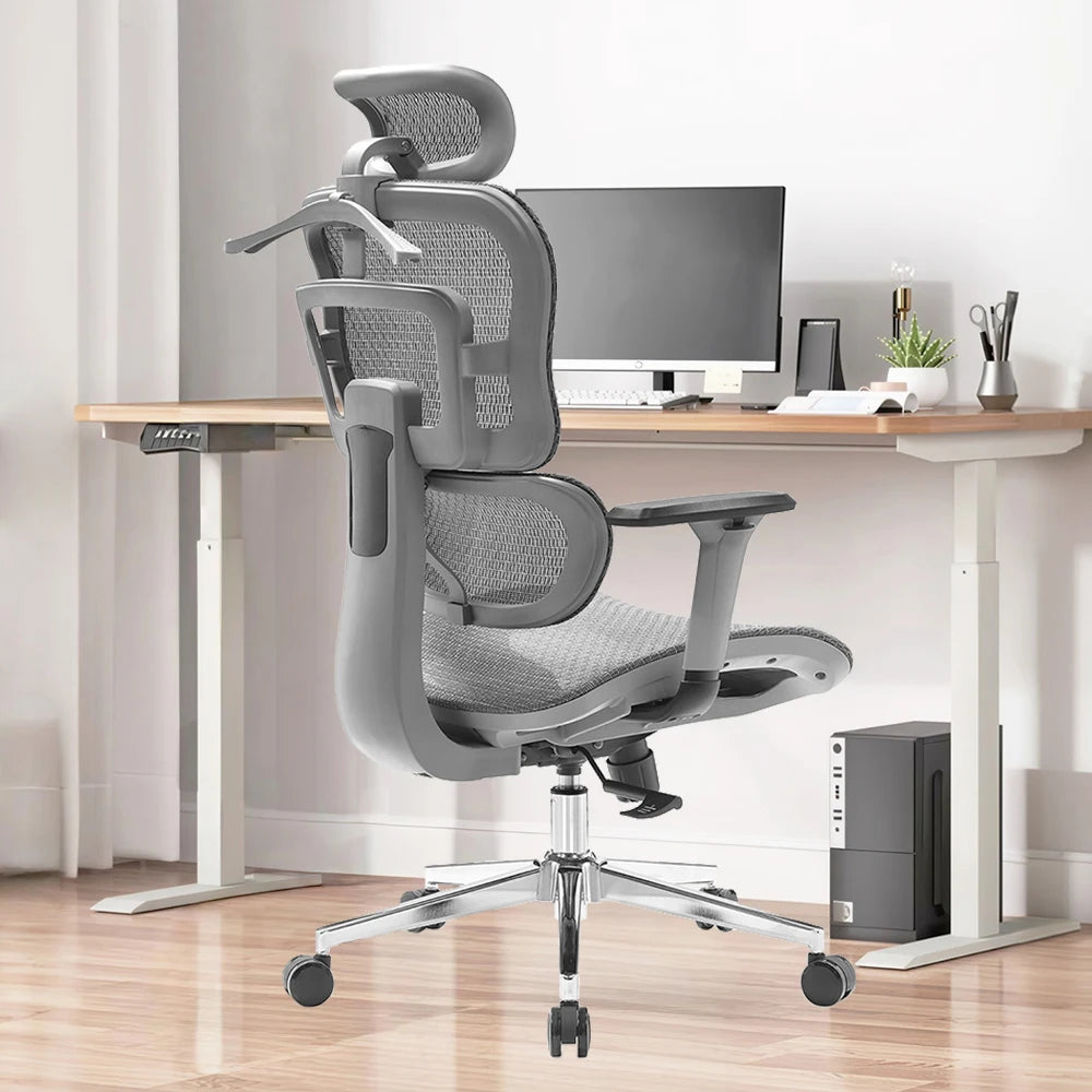 Adjustable Armrest Sillas De Oficina Modern Swivel High Back Lumber Support Mesh Ergonomic Pro Office Chair