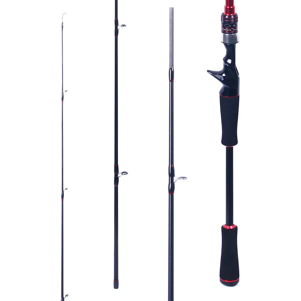 Hengjia 1.92m 2.19m 2.46m High Carbon Fiber Custom Boat Fishing Rod Long Casting Saltwater Bass Fishing Rod Spinning Casting Rod