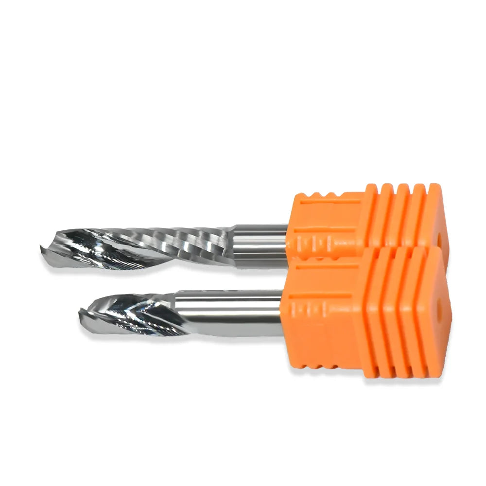 Shank 10mm Carbide Single Flute Up-cut Spiral End Mill Cnc Machines Tools for Acrylic Milling Cutter