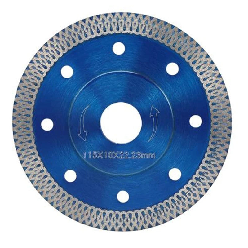 125mm Green Diamond Saw Hot Pressed Sintered Mesh Turbo Blade Cutting Disc Diamond Wheel for Porcelain Ceramic Tile