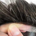 HQ Easy Cut Super Skin Base High Density Human Hair Men Toupee