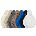 Luxury Quality Men's 100% Cotton Oversized Pullover Hoodies Heavy Weight Puff Printing Custom Hooded Streetwear