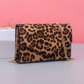 Popular Korean Ladies Shoulder Bag New Small Luxury Leopard Pattern Underarm Bag Fashion Women Crossbody Bag MegaBDM