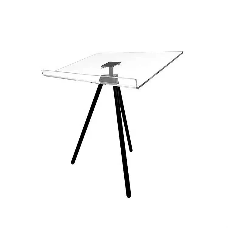 Floor Stand Clear Floor Standing Bookcases Small Tripod Bookshelf Used for Art Exhibitions Bookshelves