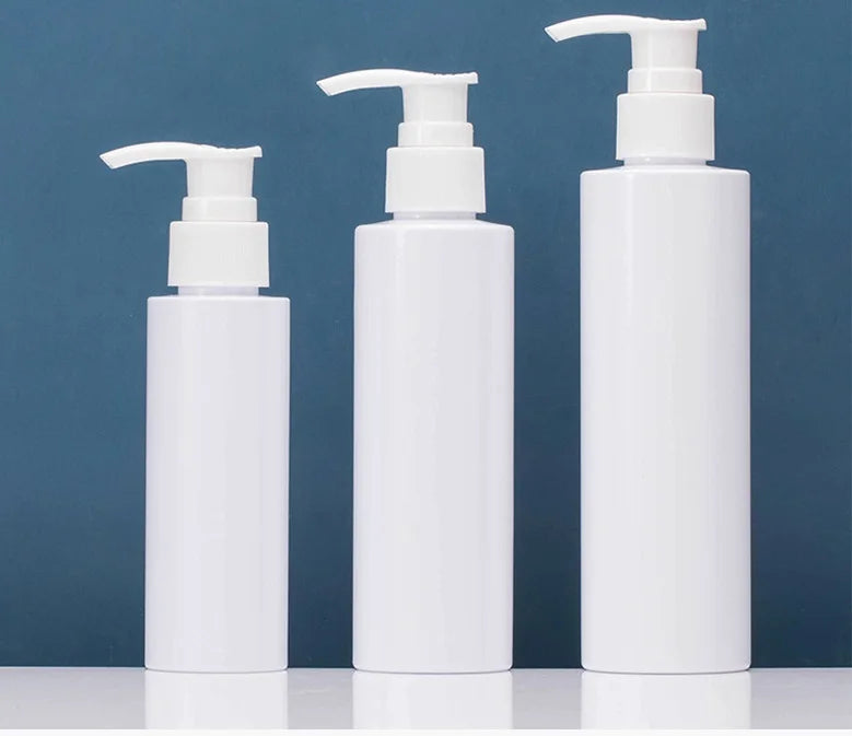 100 150 200ml Wholesale Amber Plastic Packaging Recycled 16oz Empty Plastic Shampoo Airless Pump Bottle