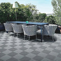 Modular Colorful Interlocking Garage Floor Tiles Industrial Garage Plastic Flooring 40*40cm Luxury Vinyl Tile