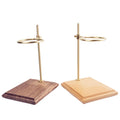 Coffee Accessories Wooden Pour Over Maker Filter Stand Drip Station Coffee Barista Tools Wood Base Coffee Dripper Stand