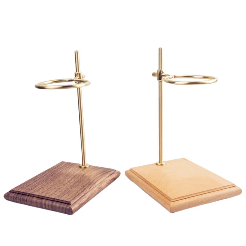 Coffee Accessories Wooden Pour Over Maker Filter Stand Drip Station Coffee Barista Tools Wood Base Coffee Dripper Stand
