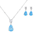 925 Sterling Silver Jewelry Necklace Earrings Wholesale Crystal Women's Custom Jewelry
