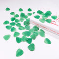 DIY Factory Wholesale Music Accessory Custom Logo Green Aventurine Printing Guitar Picks Gem Stones