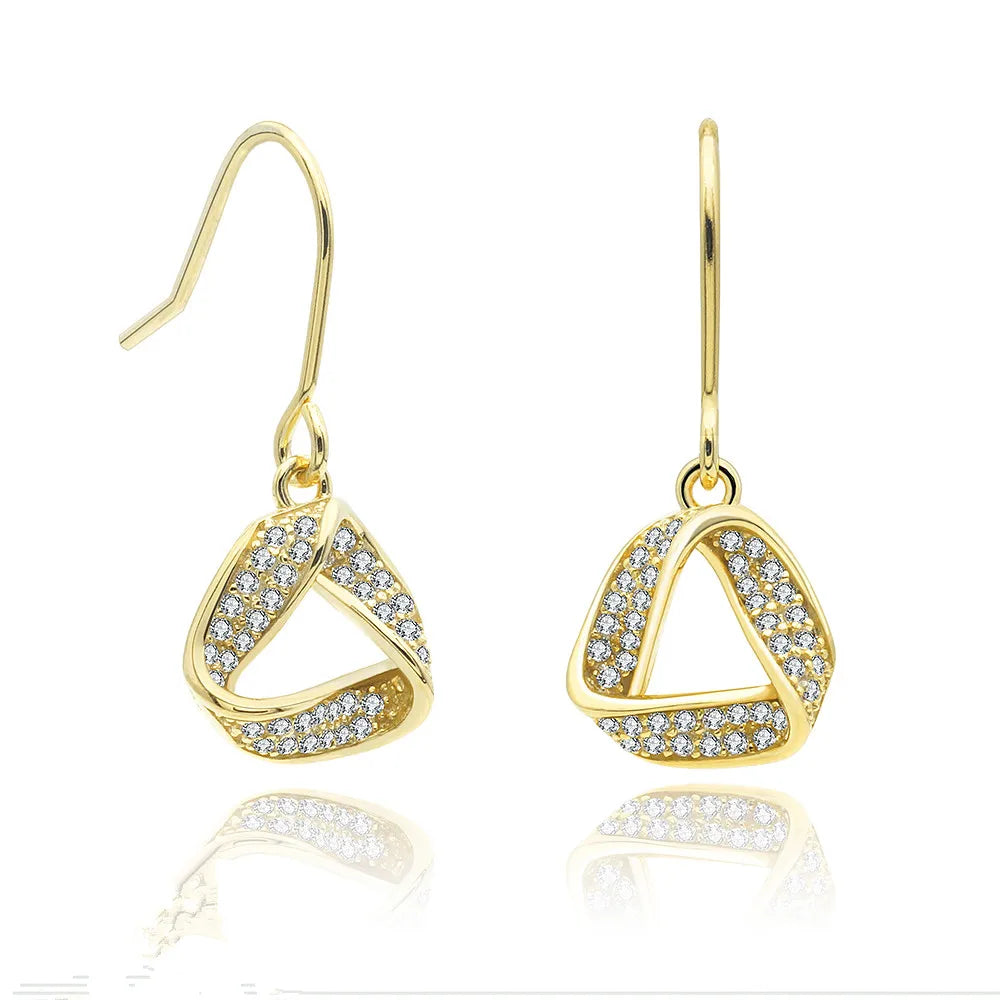 New Arrivals 14k Gold Jewelry Sterling 925 Silver Earring Designer Women Earrings Hook Drop Dangle Earrings