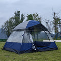 Hot Selling 4 Person Transparent PVC Tent4 Person Sun Room Tent CZX-750 Sunroom TentDouble Layer View Transparent Tent