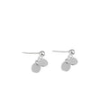 925 Sterling Silver Wafer Stud Earrings Little Allergy-Free Design for Women for Parties Gifts Wedding Jewelry Accessories
