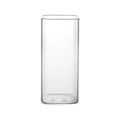 Straight Square Cold Drink Bubble Glass Cup Ice Coffee High Color Drinking Glassware