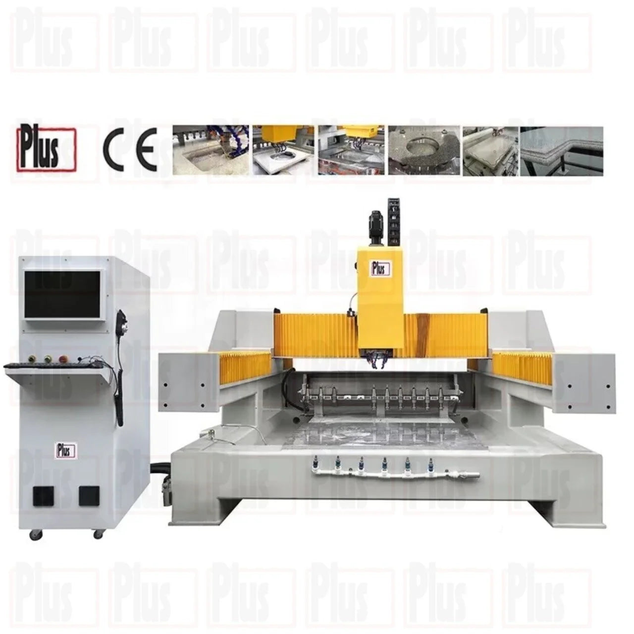 Panda 3015 Granite Mouth Opening Polishing Machine Cnc Working Center Stone Cnc Router