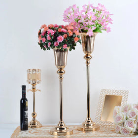 E-L224 Wedding Props Flower Road Lead Iron Flower Vase Stand Wedding Table Centerpieces Decoration Event Party Stage Decoration