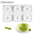 SILIKOLOVE New Arena Shape Mousse Cake Mold Silicone Donuts Mould Silicon Form