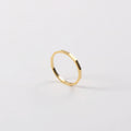 Joolim High End 18K Gold Plated Tungsten Stainless Steel Tangent Plane Dainty Rings for Women Finger Ring Non Tarnish