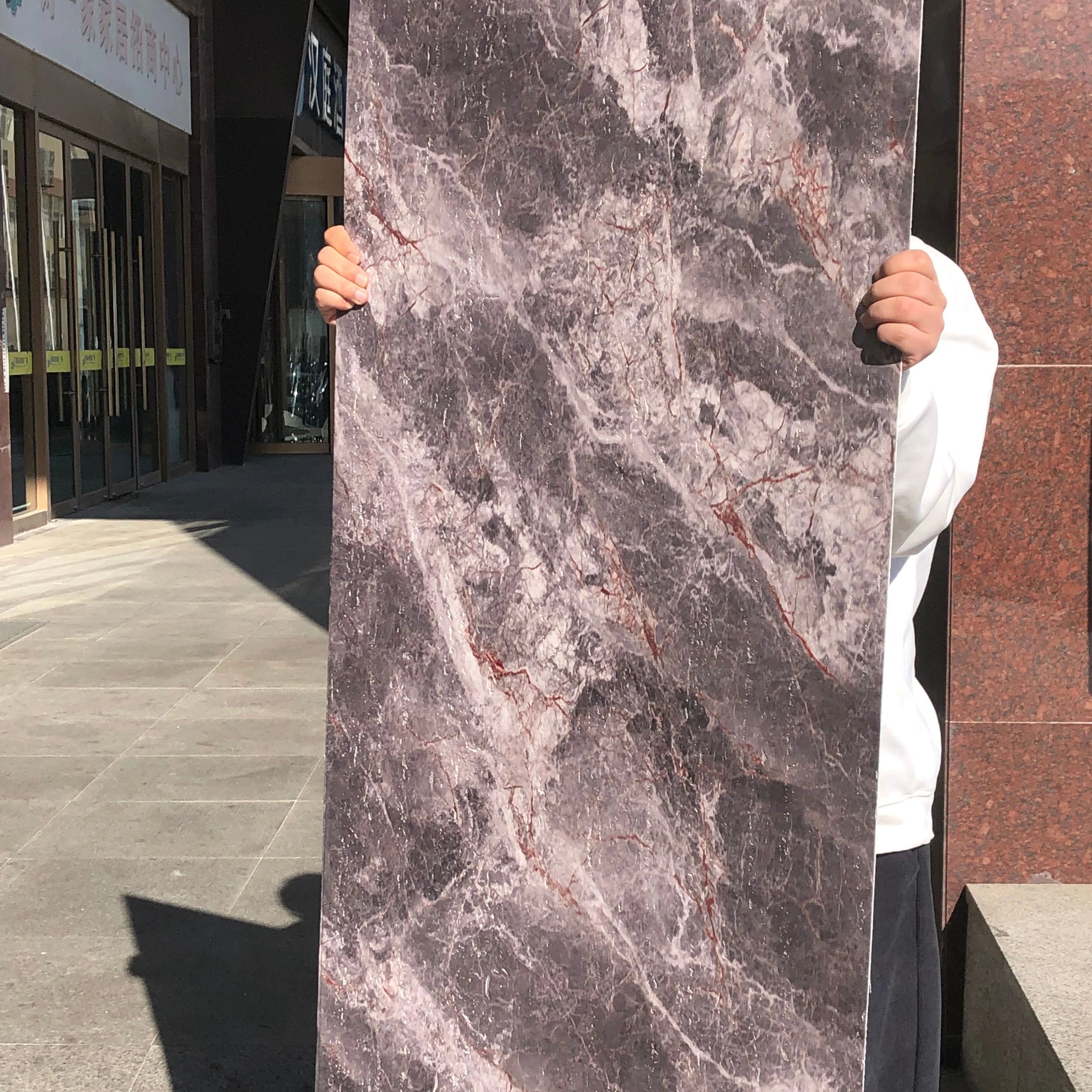 Customizable Modern Design Artificial Stone Wall Paneling Big Slab Cement Stone Online Technical Support for Indoor Application